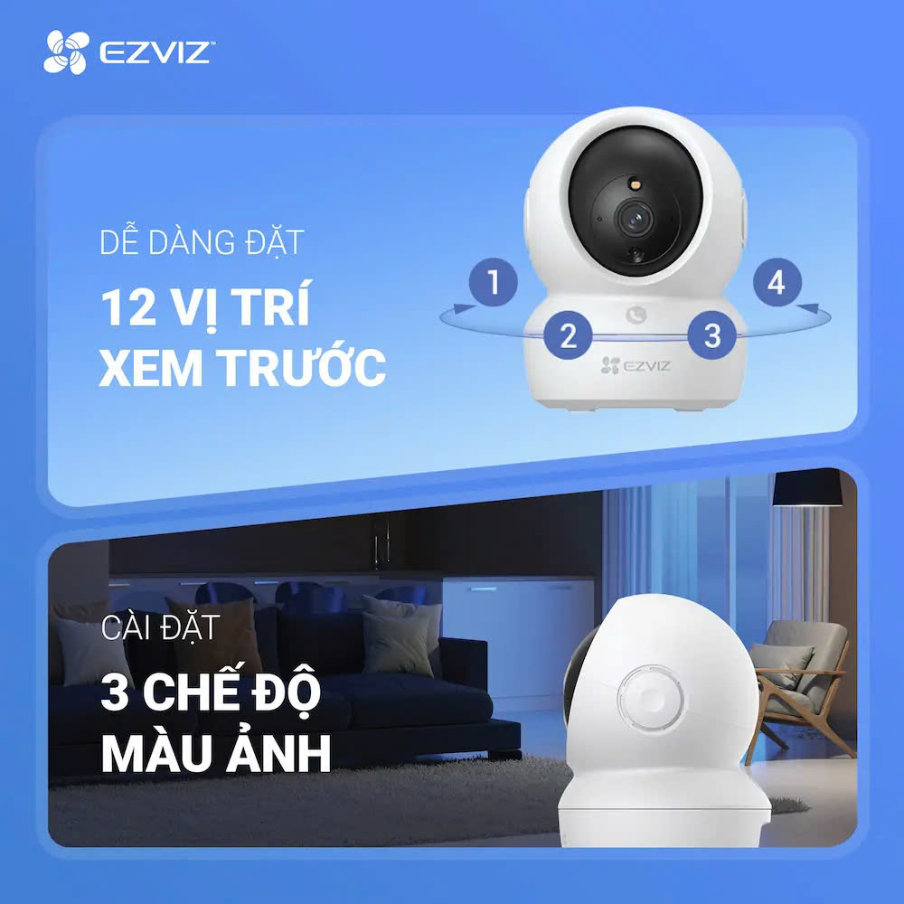 Ezviz H6C Pro 3Mp 2K Wifi Ip Camera
