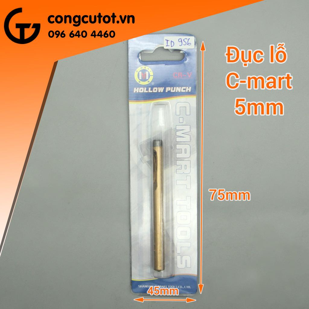 Đầu đục lỗ tròn C-MART size tùy chọn