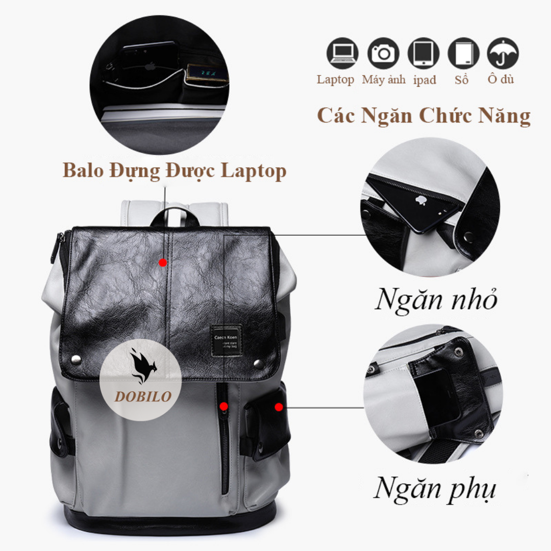Balo Da Balo Da Nam Nữ Unisex Thời Trang BL01
