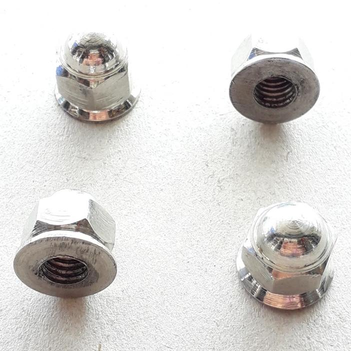 [Hcm]Stainless Steel Snails 6mm X 4 Pieces