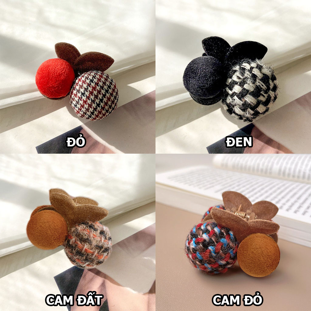 Kẹp tóc nhung mềm hình Ong dễ thương KT40