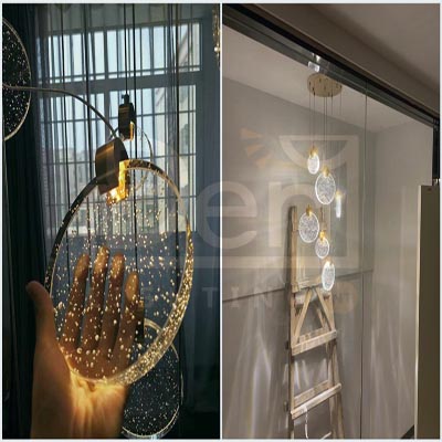 ĐÈN THẢ TRANG TRÍ PHÒNG KHÁCH ,THẢ CẦU THANG NTP-57
