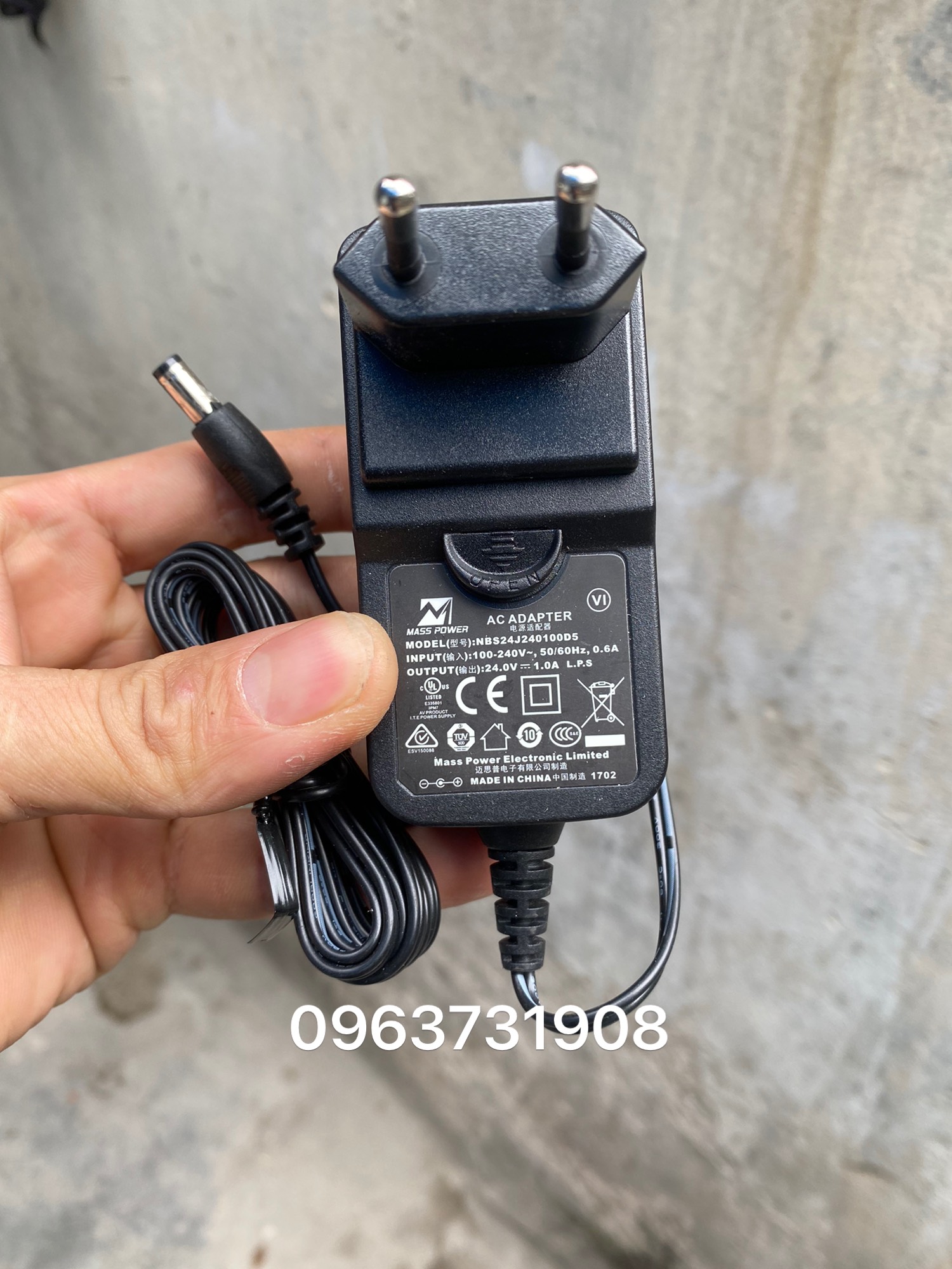 Bộ nguồn 24V-1A hàng cao cấp