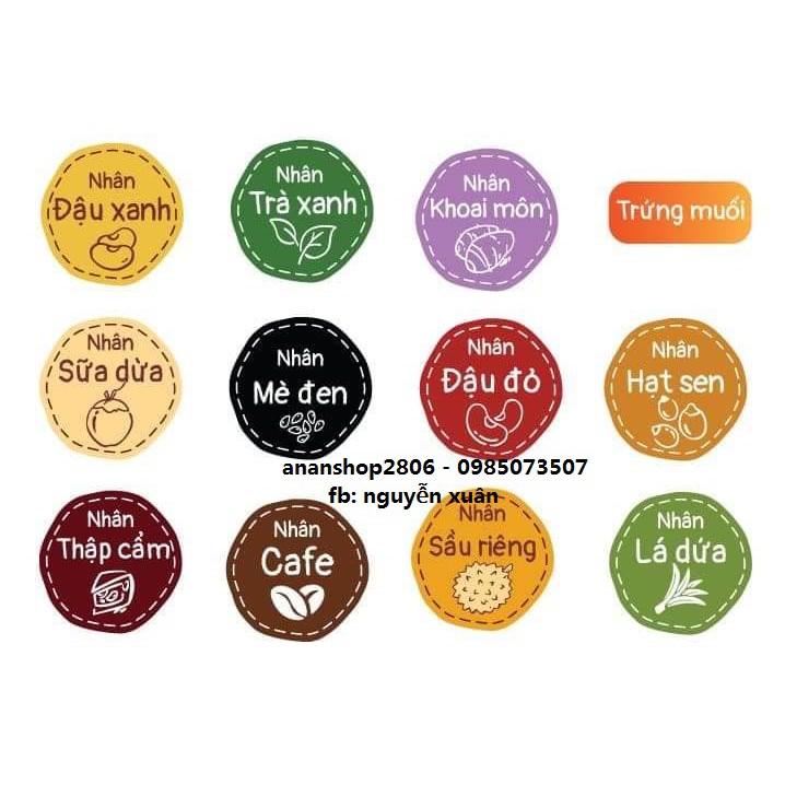Tem nhân trung thu 2020 (1 tờ 25 tem)
