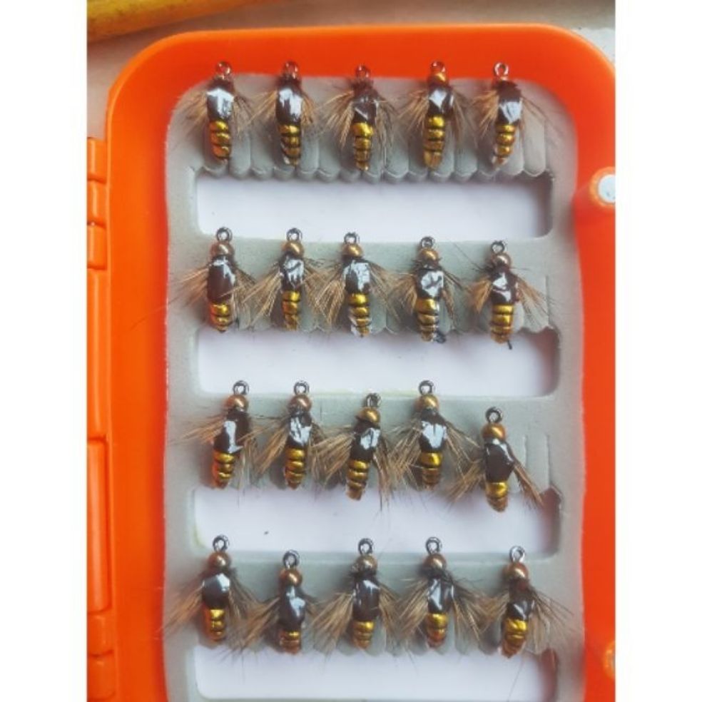 Mồi giả ong 3d, mồi ruồi 3d câu lure siêu nhậy