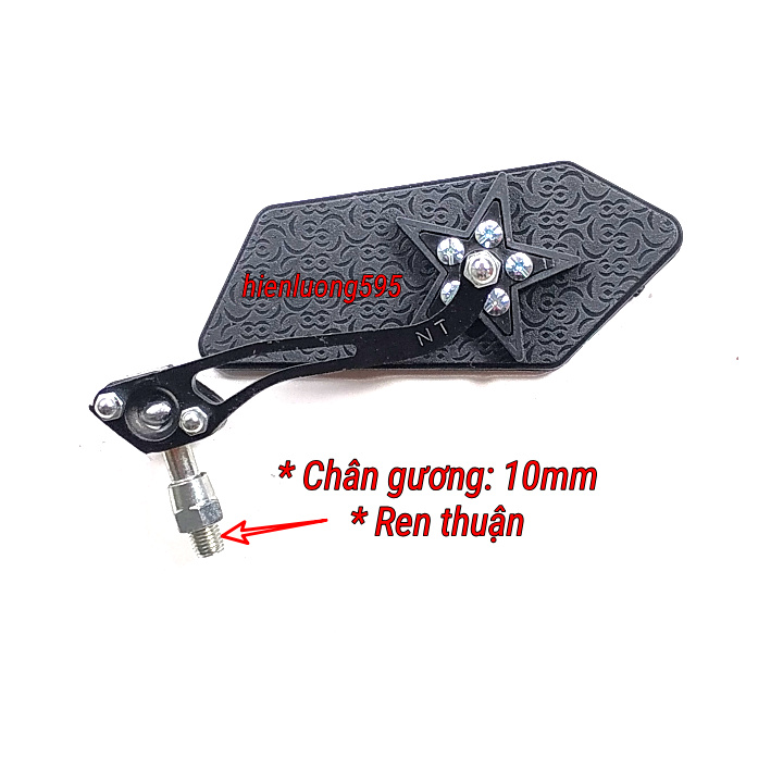 GƯƠNG CHIẾU HẬU XE MÁY 5 CẠNH (MỘT CHIẾC BÊN TRÁI)