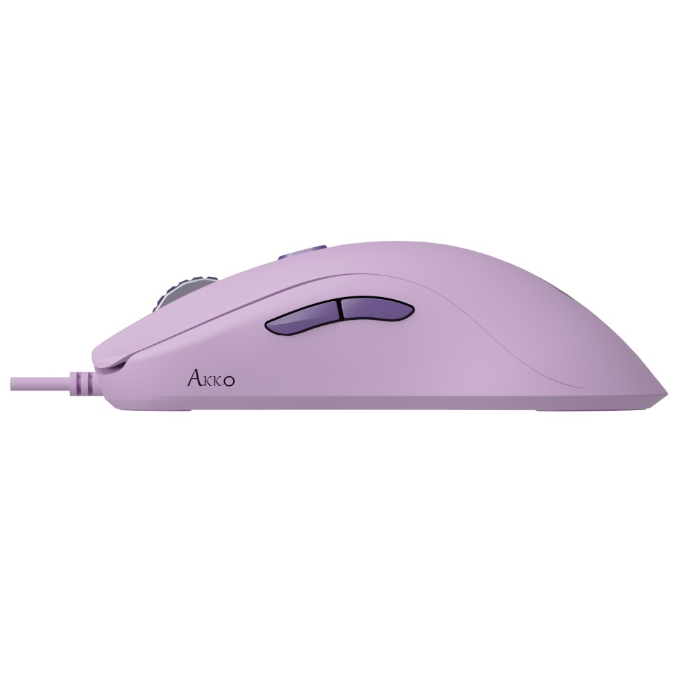 Chuột gaming Akko AG325 Taro Purple - Cổng USB