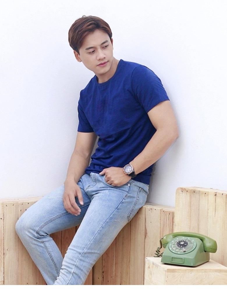 ÁO THUN TRƠN CỔ TRÒN  MÀU XANH DƯƠNG TAY NGẮN NAM NỮ  14