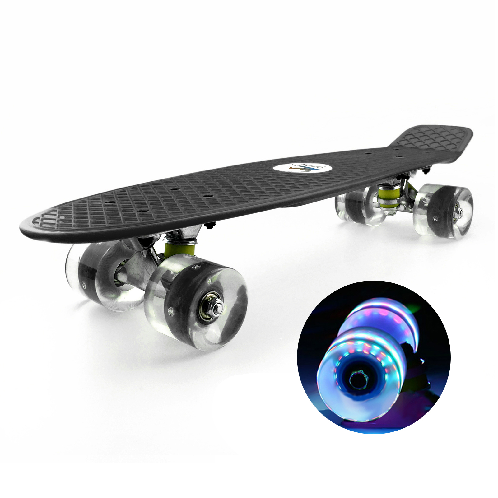 [HCM]Bánh Xe LE-D Màu 22 Inch Ván Trượt Bánh Xe Nhấp Nháy Cho Trẻ Em Trai Bé Gái