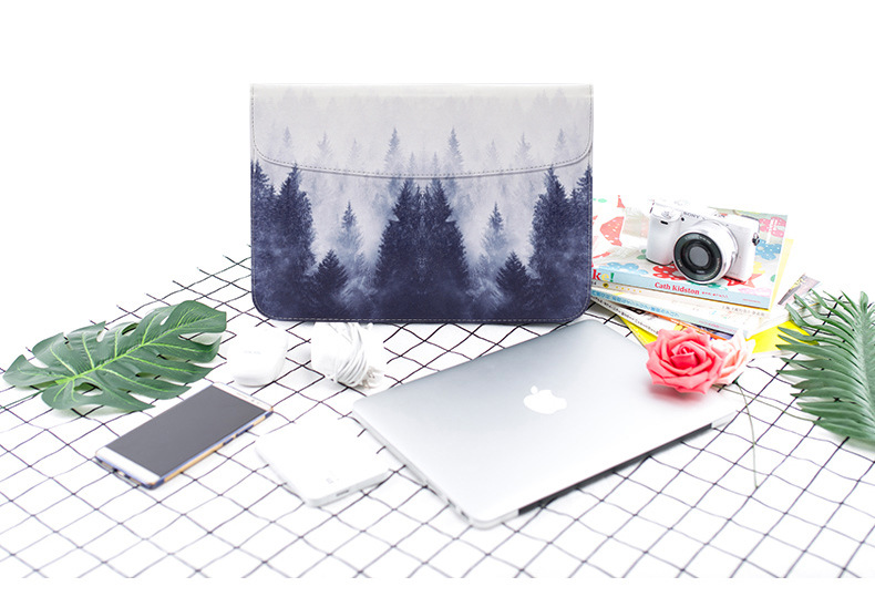 Túi chống sốc da cho Macbook.