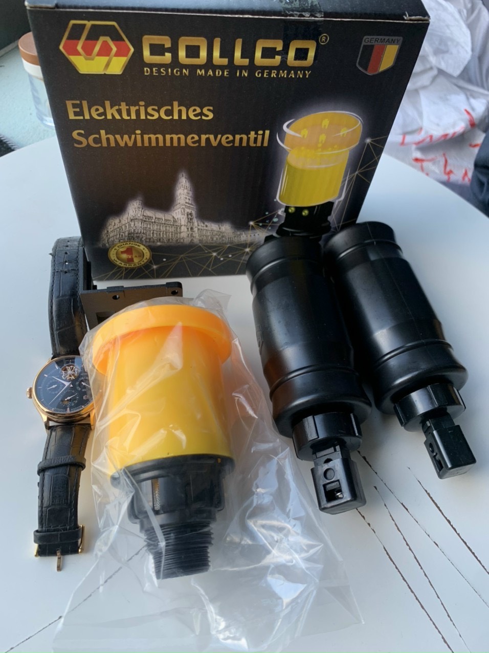 Phao điện chống tràn Collco Germany (phao nước điện thông minh)