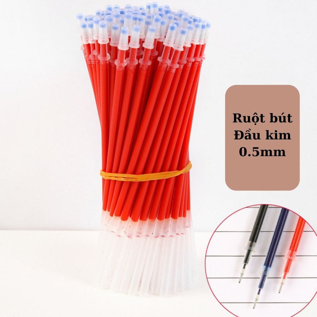 Bút gel mực nước ngòi 0.5mm đen / đỏ / xanh lam tiện dụng cho văn phòng ST156