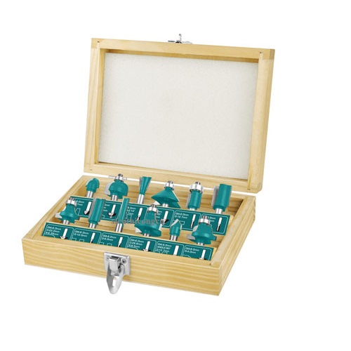 Bộ 12 mũi phay gỗ (6mm) Total TACSR0121