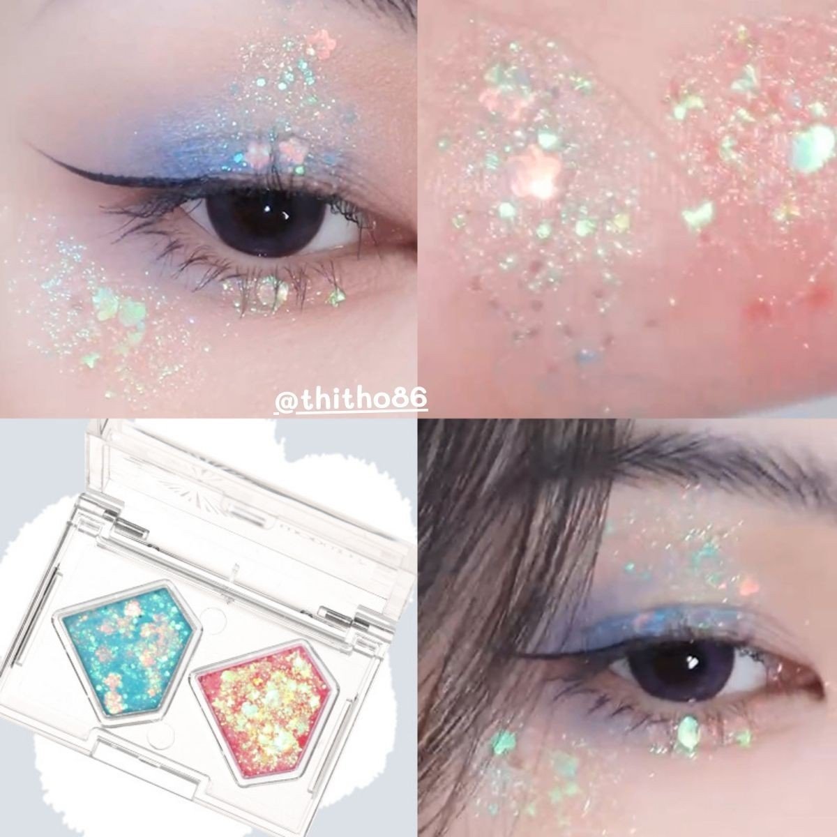 Nhũ Mắt 2 Ô WODWOD Skiny Diamond W945