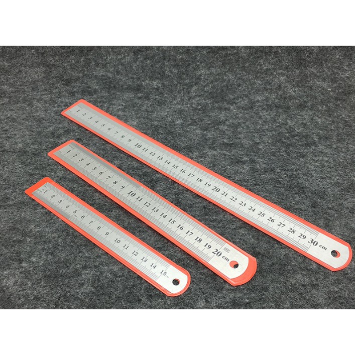 Thước kẻ sắt kim loại lá thép cao cấp – 30cm