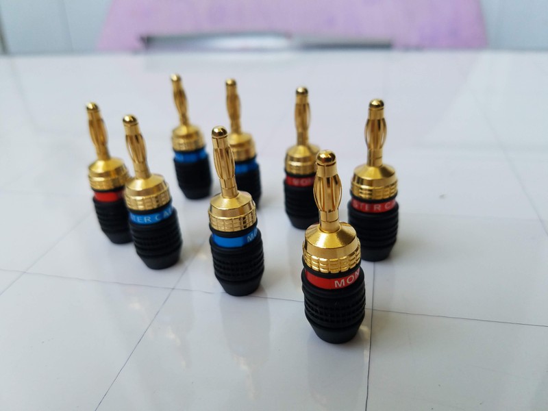Jack bắp chuối Monster mạ vang` cao cấp/ rắc âm thanh