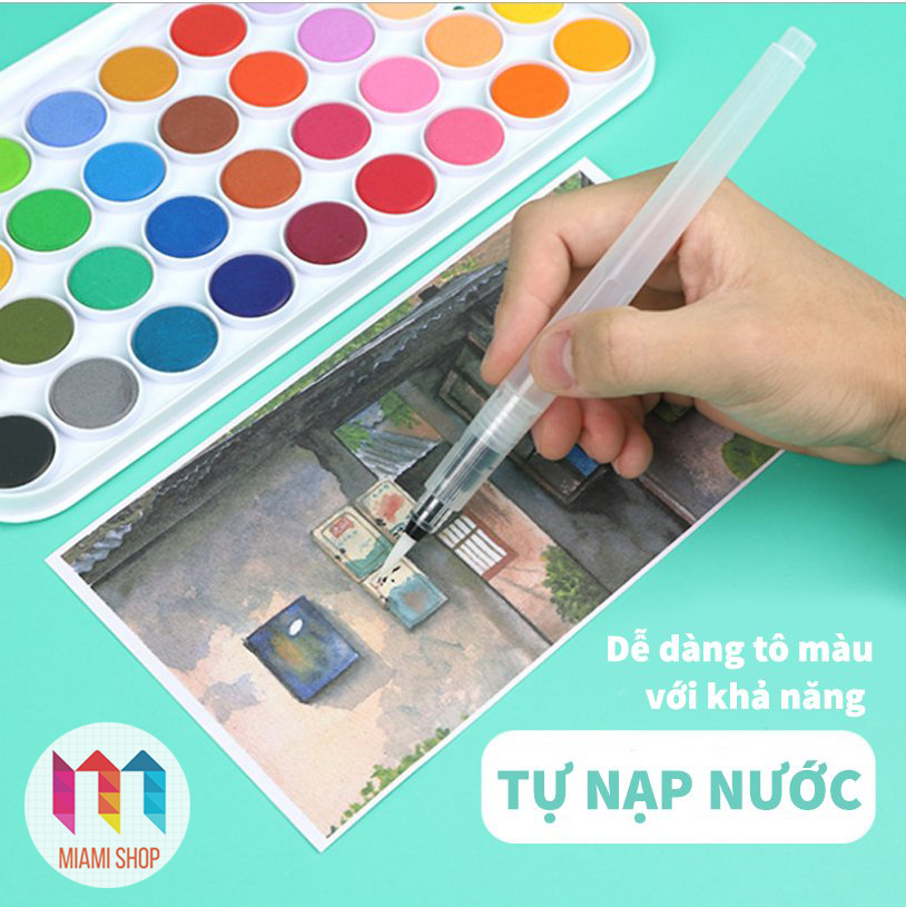 Bút vẽ màu nước Menory - Đủ kích cỡ lựa chọn