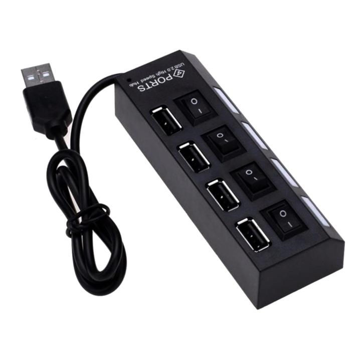 Hub chia cổng USB thành 4 cổng (Đen)( Premium home)