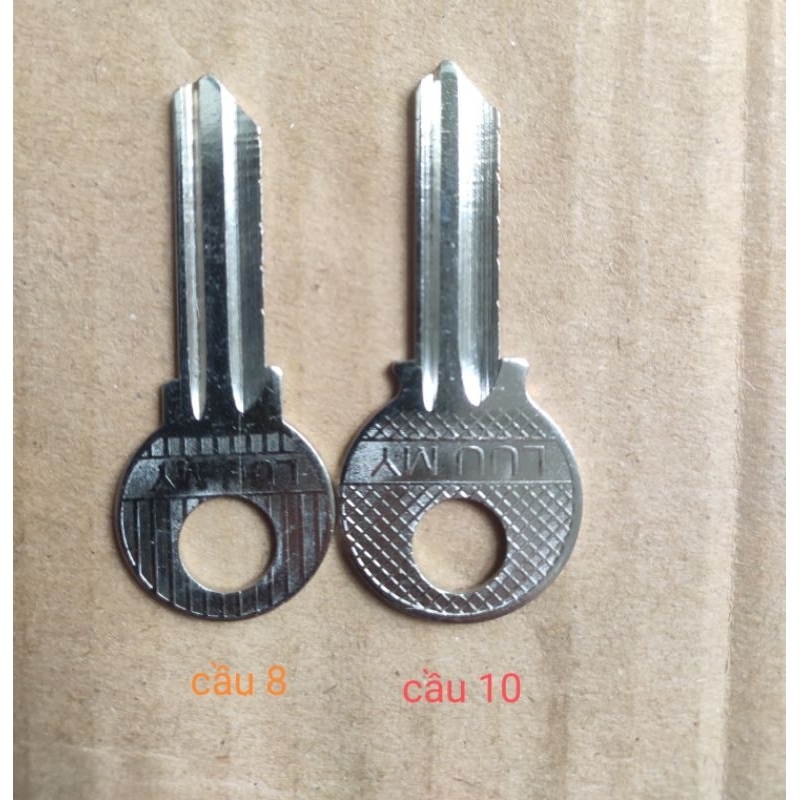 Precut spare keys 8 ( 10 PCs)
