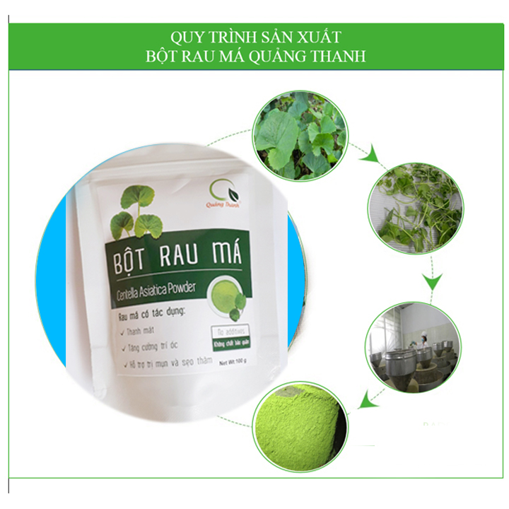 Bột rau má nguyên chất Quảng Thanh 100g