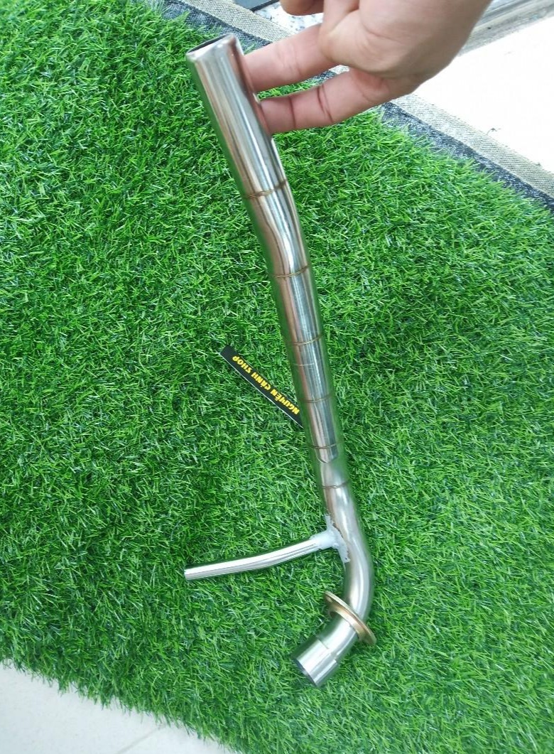 Cổ pô xe sirius inox ống hơi