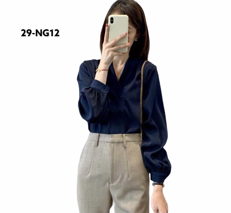 ÁO SƠ MI CỔ TIM - 29-NG12