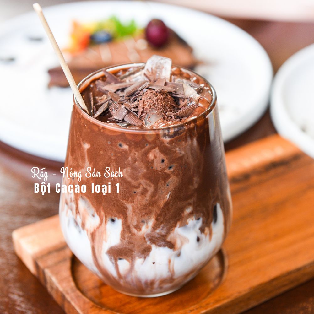 [500gram] BỘT CACAO ĐAKLAK nguyên chất 100% loại cao cấp