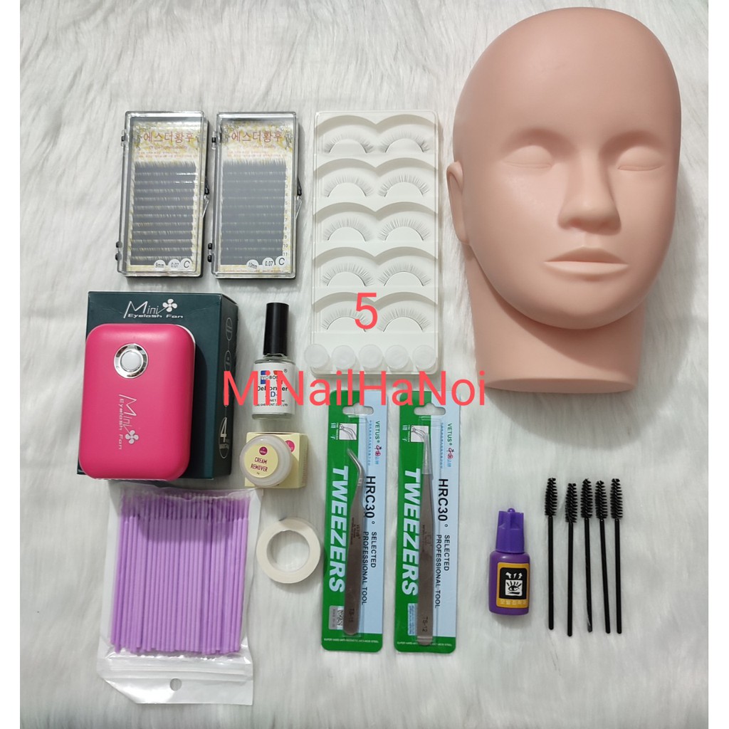 Combo đồ nối mi dụng cụ học nối mi cơ bản.( Đầy đủ sản phẩm nhưu hình ảnh )