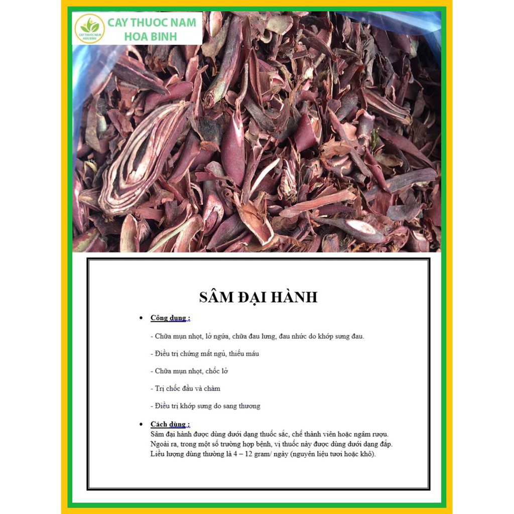 1kg SÂM ĐẠI HÀNH (KHÔ, SẠCH, ĐỎ, HÀNG MỚI)