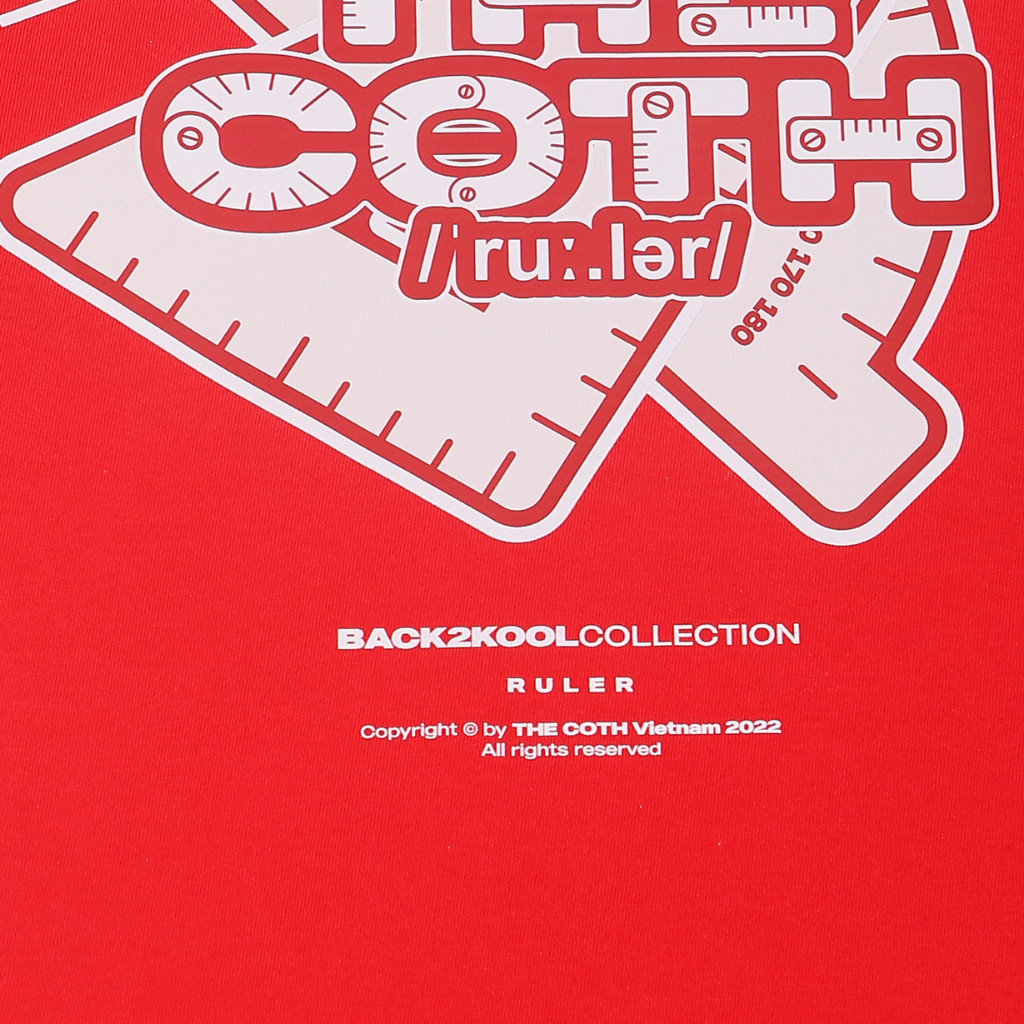 [BACK2KOOL] Áo thun Unisex Ruler Tee Thương hiệu The Coth - AT2U0805