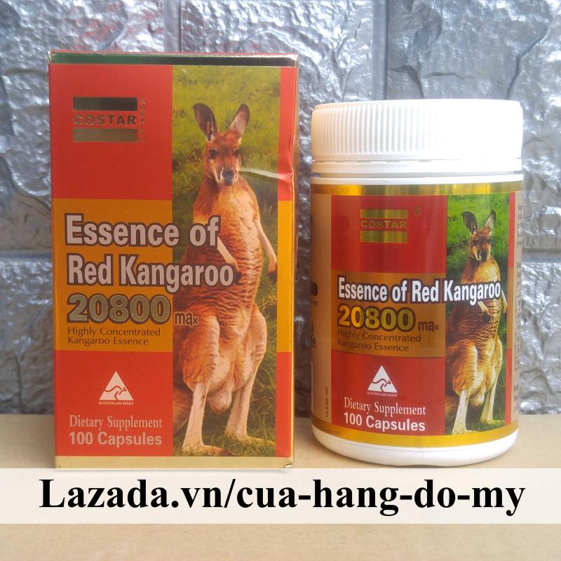 Viên Uống  Essence of Red Kangaroo 20800 max 100 viên - giúp Tăng Cường Sức Khỏe