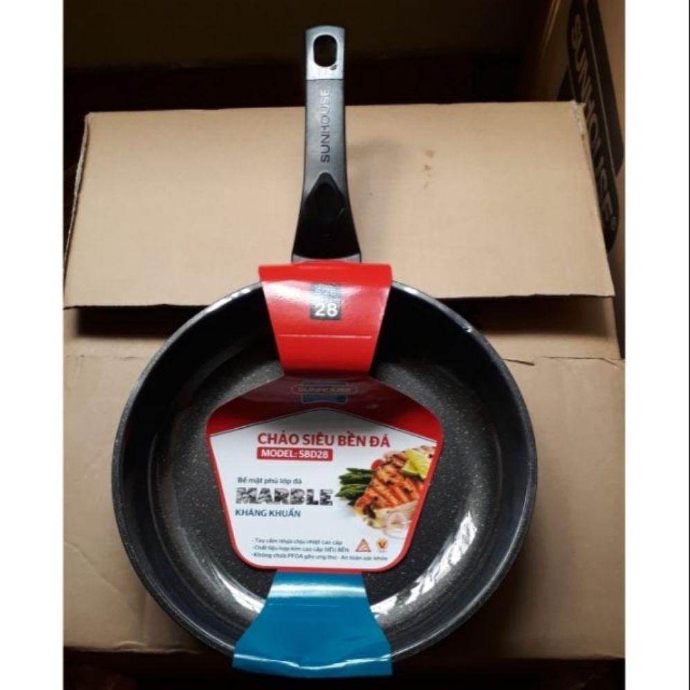 CHẢO ĐÁ CAO CẤP SUNHOUSE 28CM GIẢM 30K