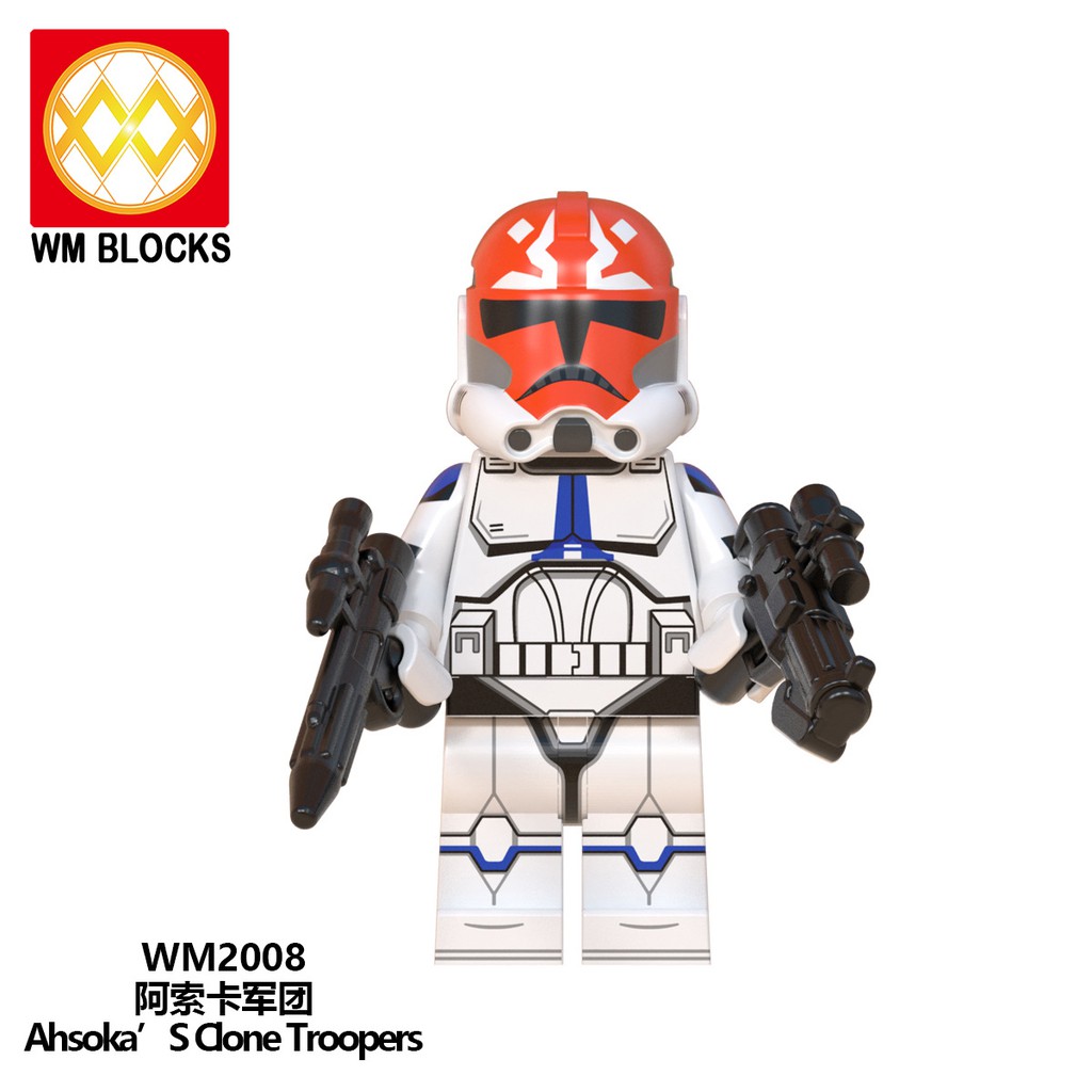 Mini Các Mẫu Nhân Vật Clone Force 99 Trooper's Trong Star Wars Mẫu Mới Ra WM6095