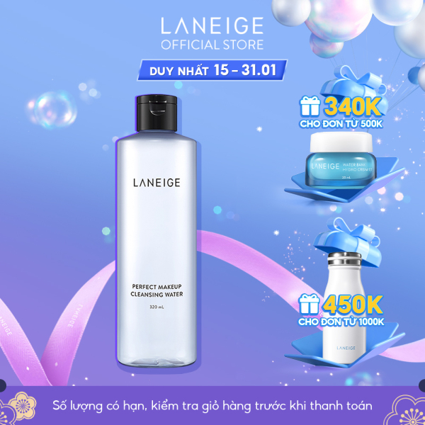 Nước tẩy trang hoàn hảo Laneige Perfect Makeup Cleansing Water 320ml