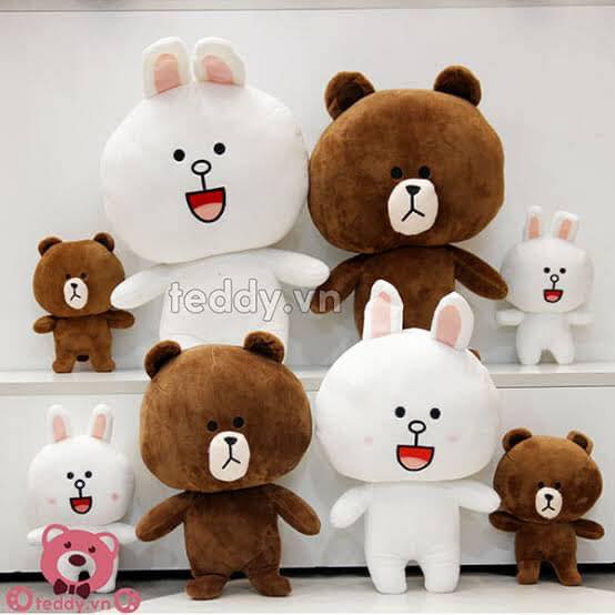 GẤU BROWN NHỒI BÔNG SIZE LỚN DỄ THƯƠNG CHO BÉ