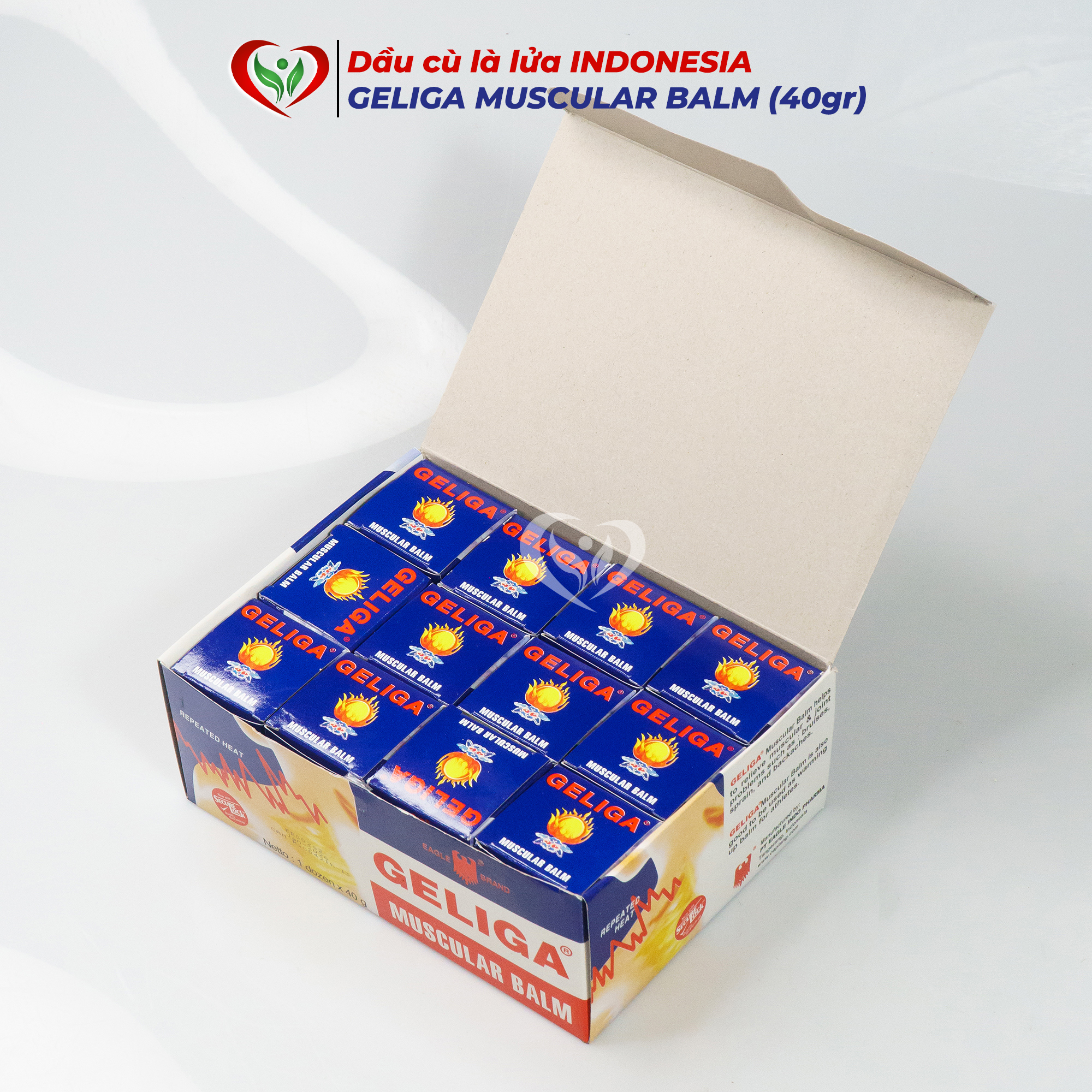 Dầu Cù Là Lửa GELIGA 40G INDONESIA 40g