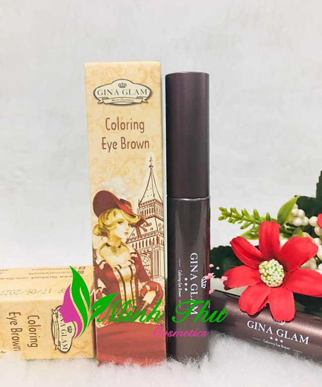 Mascara Chân Mày Gina Glam Coloring Eye Brown