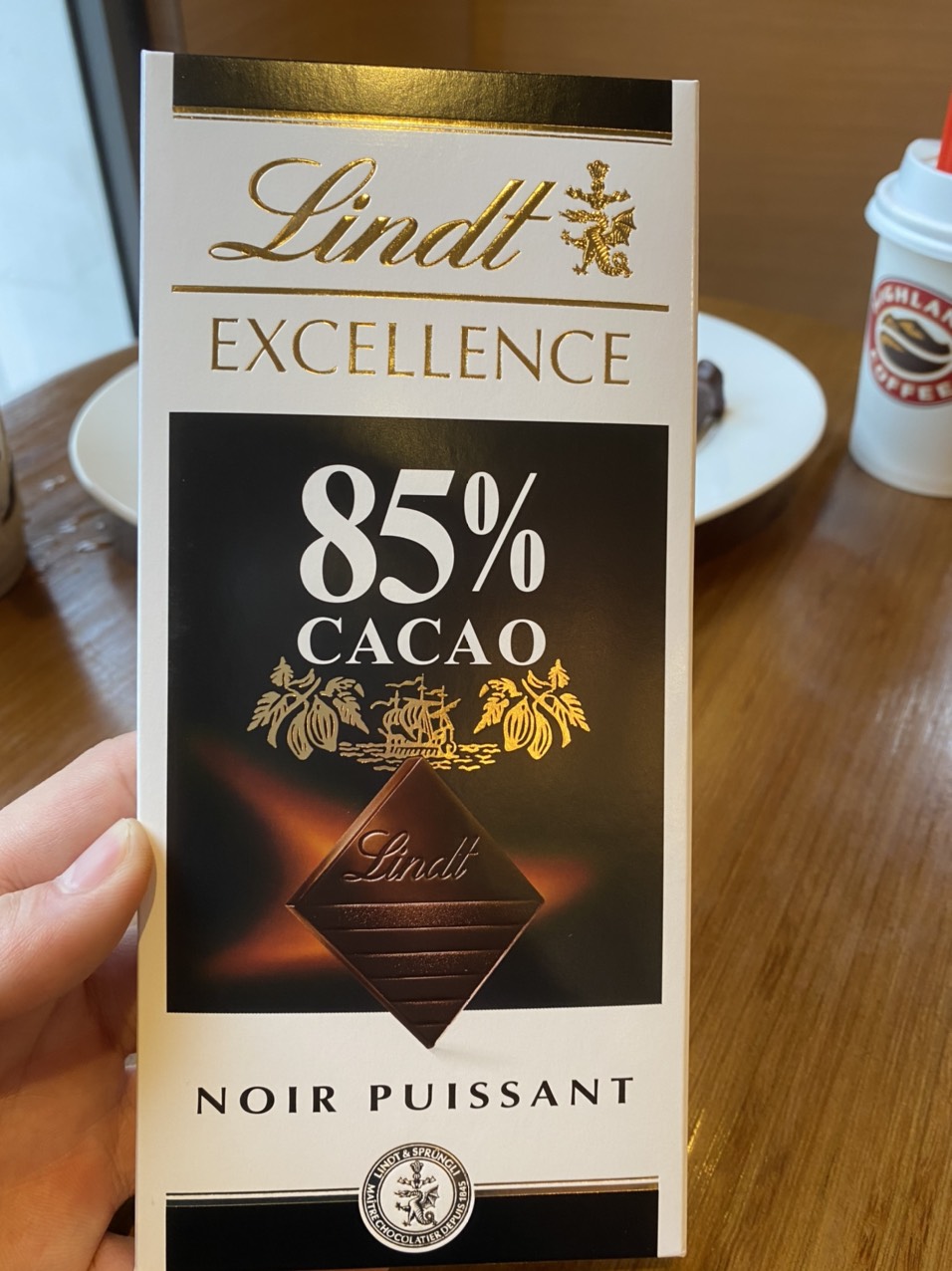 Socola đen 85% cacao 100g - Chocolate Lindt Excellence Noir 85 (Sô cô la nhập khẩu Pháp)