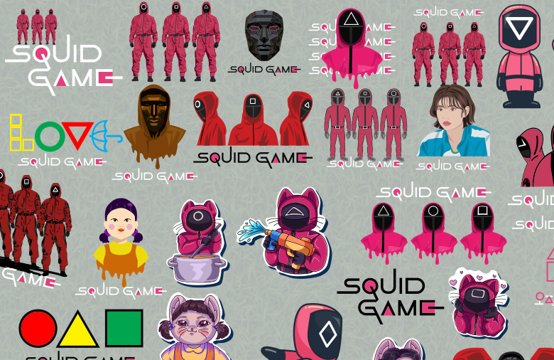 [Hình ủi nhiệt in áo] Squid Game post 1 - nhiều mẫu lựa chọn