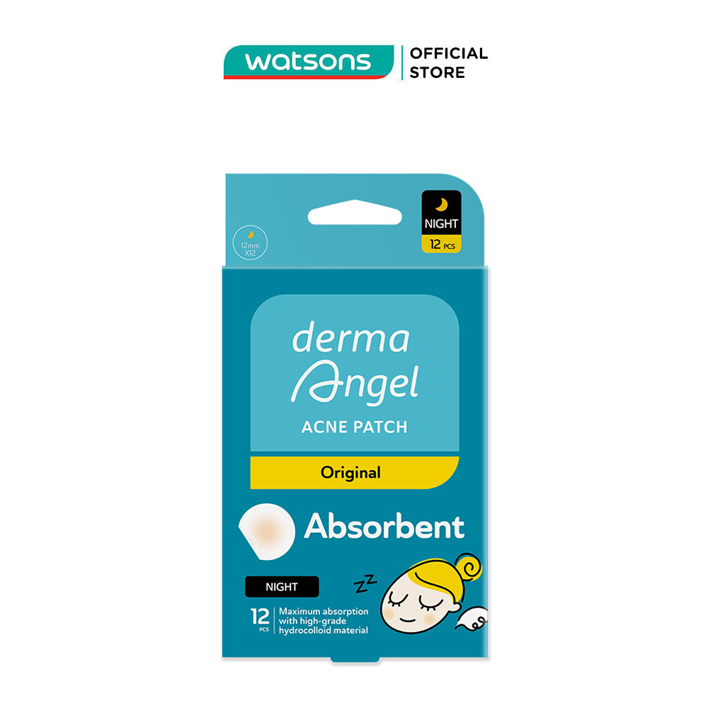 DermaAngel Acne Patch For Night 12pcs 12g