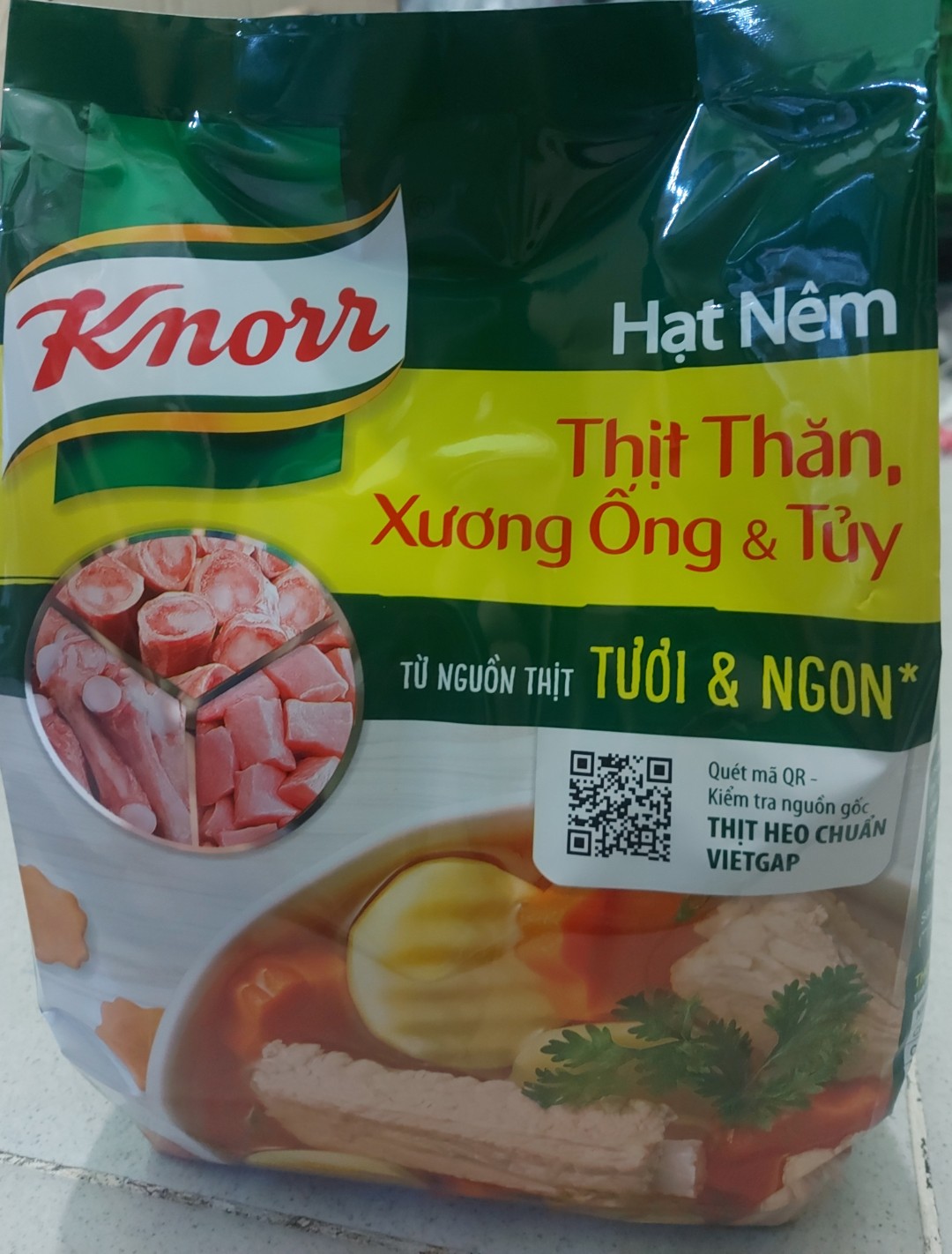 Bịt Hạt nêm Knorr 1.8kg hsd 19/1/2022