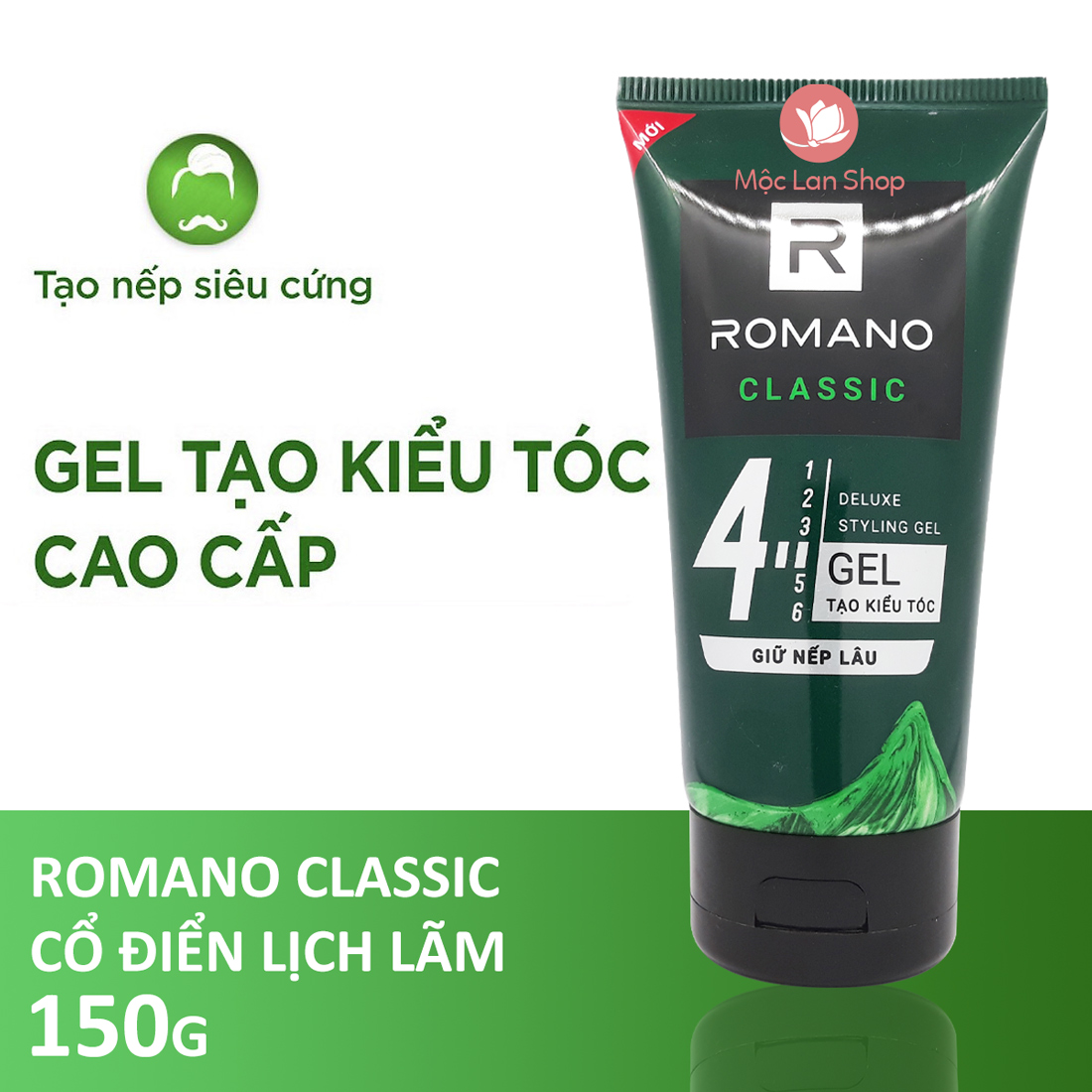 Gel vuốt tóc Romano Classic 4/6 150g | Shopee Việt Nam