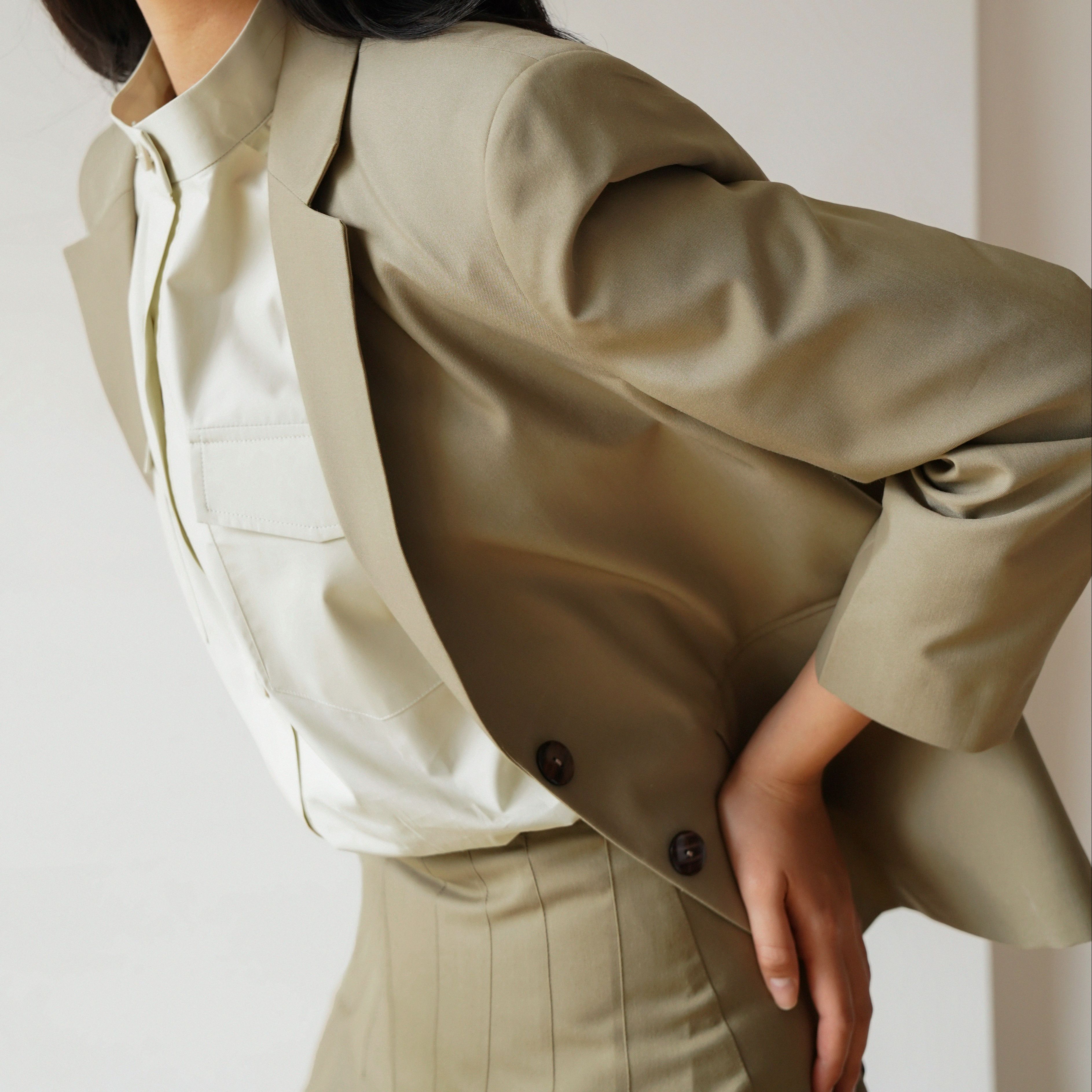 At Least Mini Blazer Áo Blazer