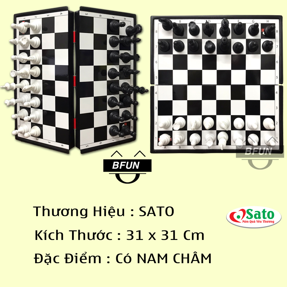 Bộ Cờ Vua Nam Châm Và Không Nam Châm Quốc Tế Nhựa / Gỗ ĐỦ LOẠI ĐỦ SIZE - Bàn Cờ Vua Nhựa LOẠI LỚN, LOẠI VỪA - Đồ chơi Thông Minh, BOARD GAME BFUN