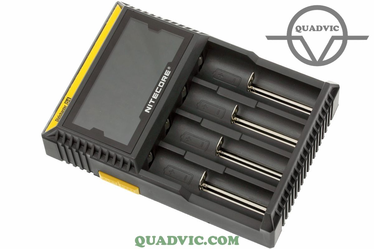 [HCM]Sạc pin đa năng cao cấp Nitecore D4 Digicharger N00343 Quadvic.com