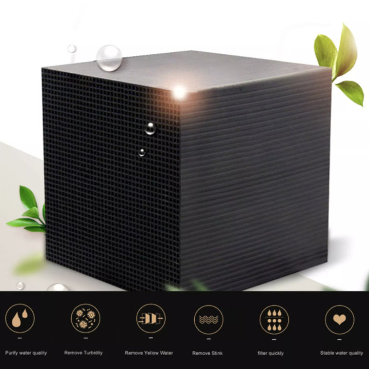 Than hoạt tính lọc bể cá Magic Cube- Hình Khối Lập Phương 10x10x10cm