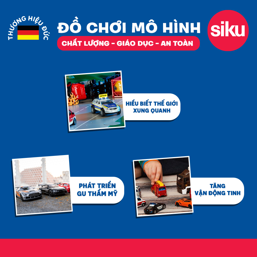 Đồ Chơi Mô Hình Xe tải kéo container SIKU 3921