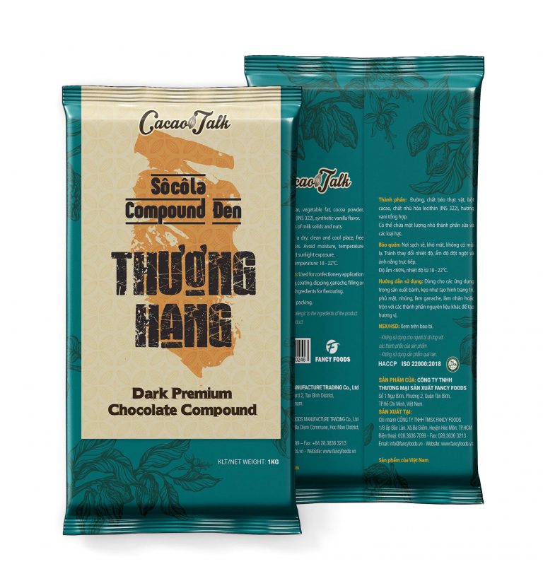Sô cô la compound đen thượng hạng dạng khối 1kg
