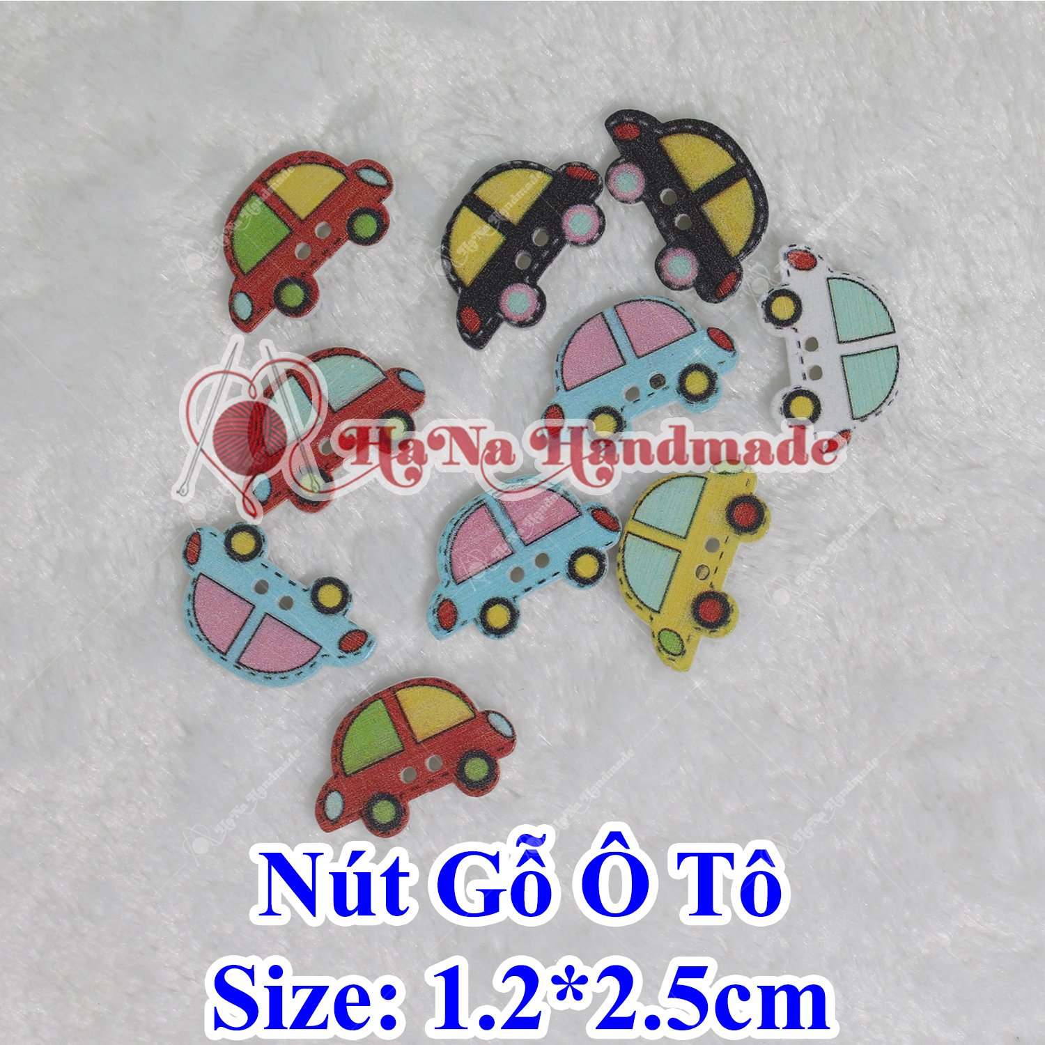 Nút gỗ ô tô 15k/chục - giao màu ngẫu nhiên