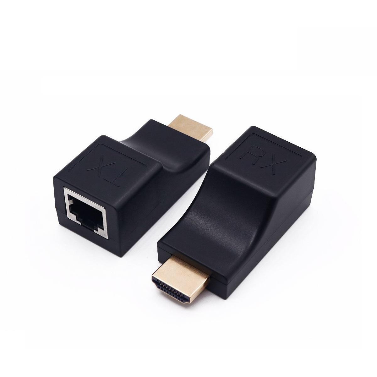 [HCM]Bộ nối dài HDMI ra LAN 30m chuẩn 4K (4K HD EXTENDER 30M)
